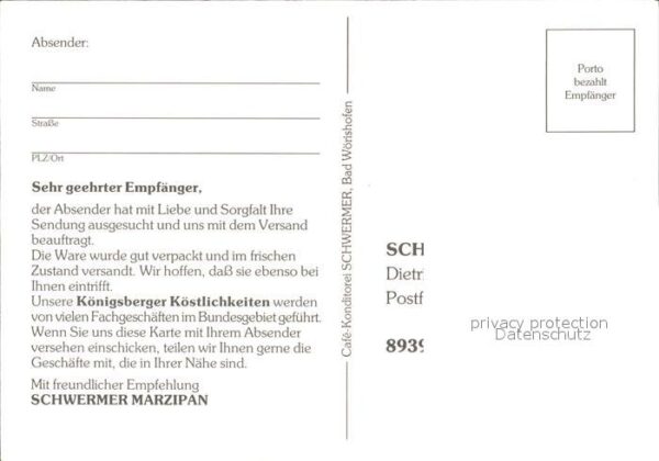 Bad Woerishofen Schwermer Marzipan – Bild 2
