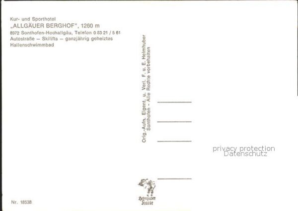 Sonthofen Oberallgaeu Kur Sporthotel Allgäuer Berghof Rotspit – Bild 2