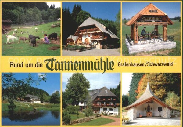 Grafenhausen Schwarzwald Gasthof Tannenmühle