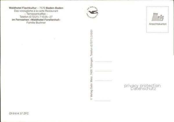 Baden-Baden Waldhote Fischkultur – Bild 2
