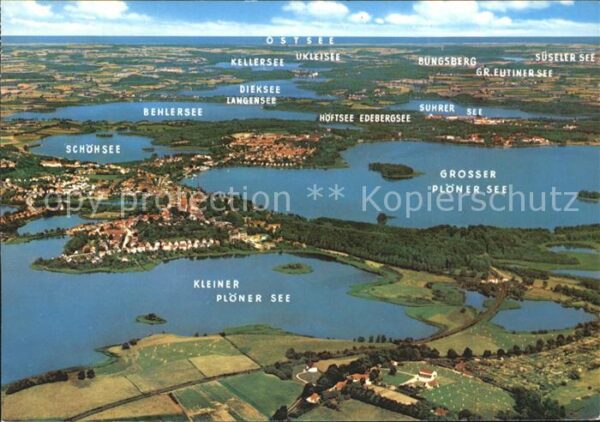 Ploen See Kleinr Grosser Plöner See Schönsee Behl