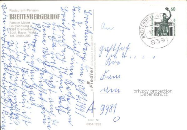Breitenberg Niederbayern Breitenbergerhof – Bild 2