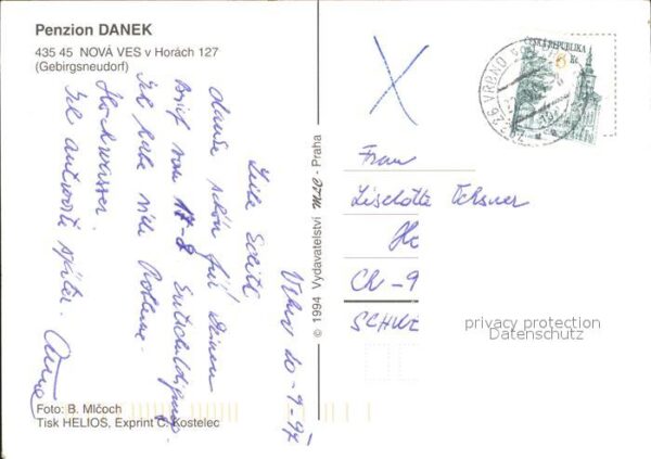 Nova Ves v Horach Pension Danek – Bild 2