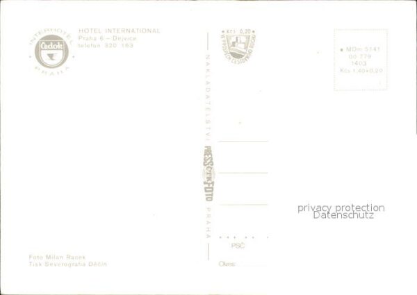 Praha Prahy Prague Hotel International – Bild 2