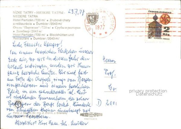 Nizke Tatry Hotel Partizan – Bild 2