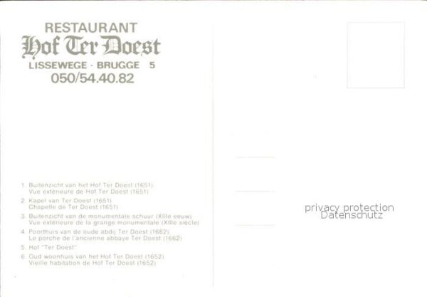 Brugge Restaurant Hof Doest – Bild 2