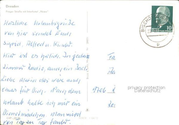 Dresden Prager Strasse Interhotel Newa – Bild 2