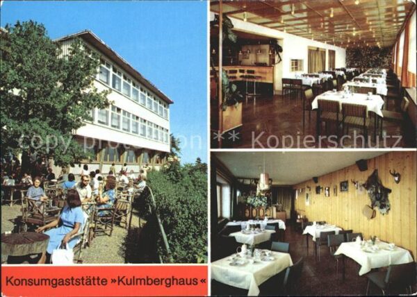 Saalfeld Saale Konsum Gaststätte Kulmberghaus