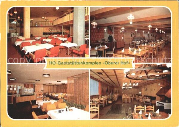 Oberhof Thueringen HO Gaststättenkomplex