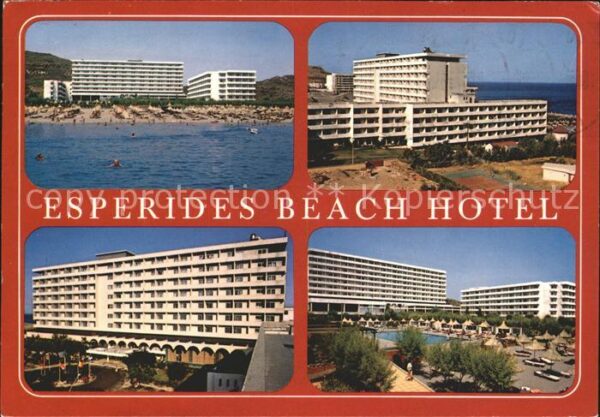 Rhodos Rhodes Aegaeis Esperides Beach Hotel