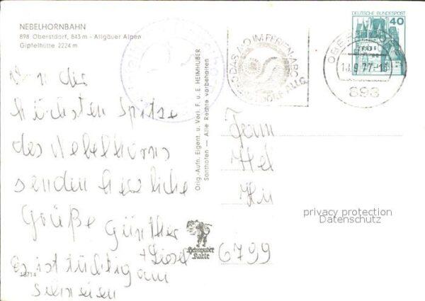 Nebelhornbahn Gipfelhütte Zugspitze Hochvogel – Bild 2