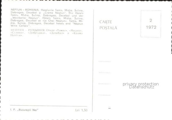 Constanta Neptun Hotel Tomis Midia Sulina Dobroge – Bild 2