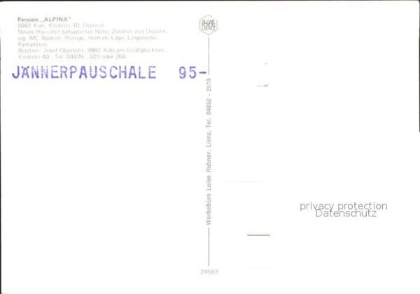 Kals Grossglockner Pension Alpina – Bild 2