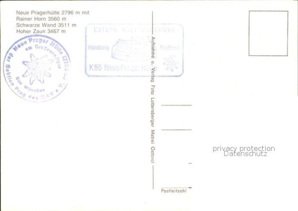 Prag Bayern Neue Pragerhütte Rainer Horn Schwarze W – Bild 2