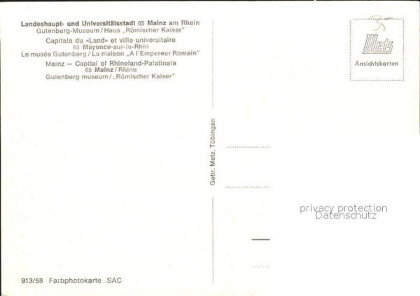 Mainz Rhein Gutenberg Museum Haus Römischer Kaiser – Bild 2