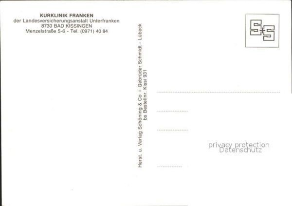 Bad Kissingen Kurklinik Franken – Bild 2
