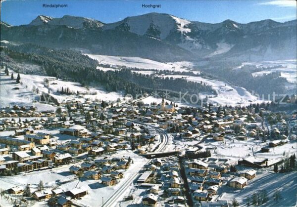 Oberstaufen Rindalphorn Hochgrat Fliegeraufnahme