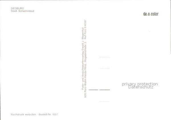 Siegburg Schwimmbad – Bild 2