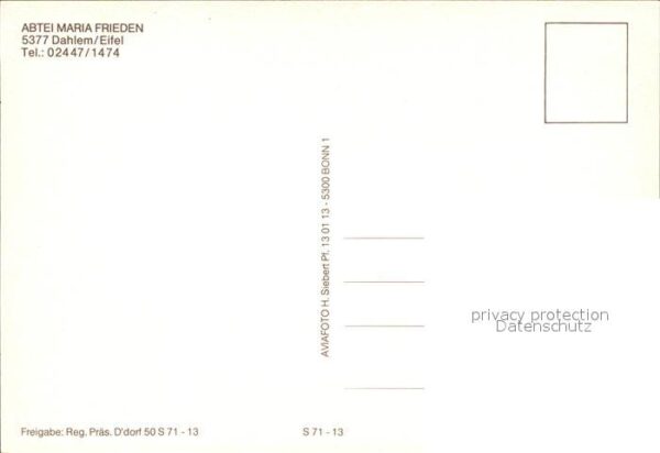 Dahlem Kall Abtei Maria Frieden – Bild 2