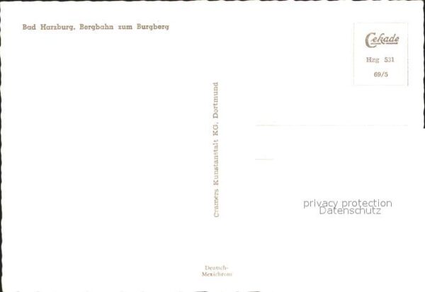 Bad Harzburg Bergbahn zum Burgberg – Bild 2