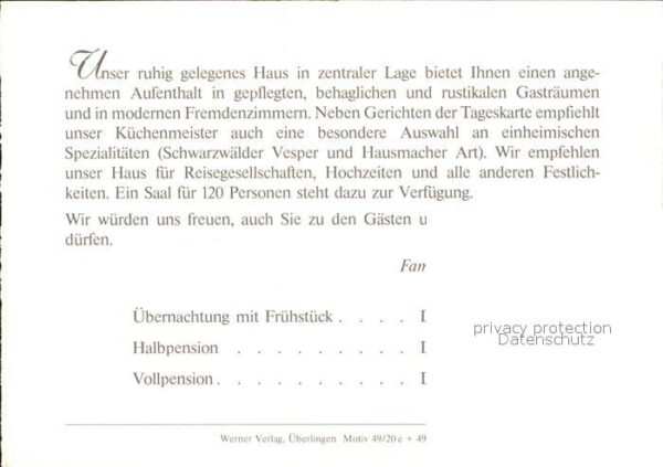 Blumberg Baden Gasthaus Sonne – Bild 2