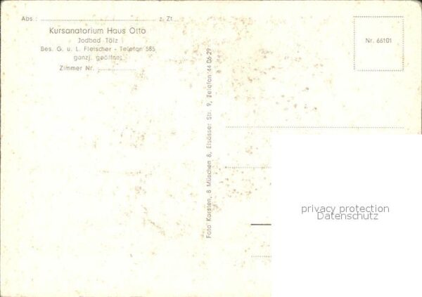 Bad Toelz Kursanatorium Haus Otto – Bild 2