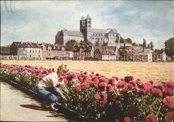 Quedlinburg Blumen Burg