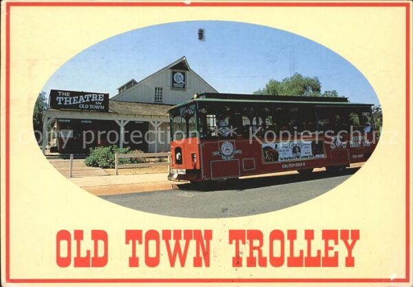 San Diego California Old Town Trolley