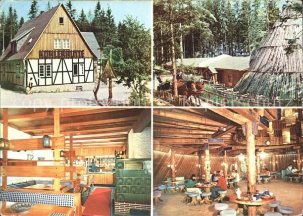 Sosa Erzgebirge Konsum Gaststätten Köhlerhütte Meiler