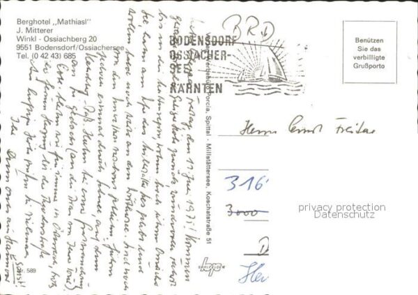 Bodensdorf Steindorf Berghotel Mathiasl – Bild 2