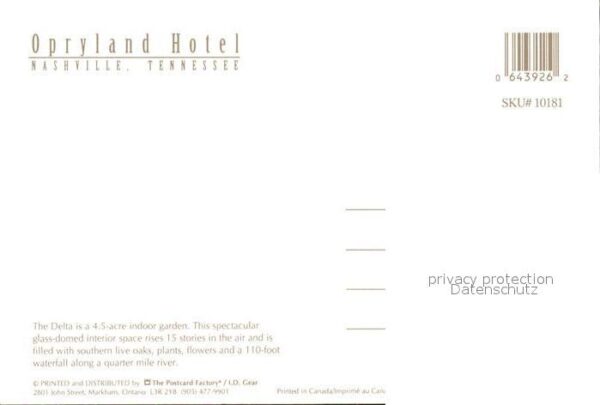 Nashville Tennessee Optyland Hotel – Bild 2