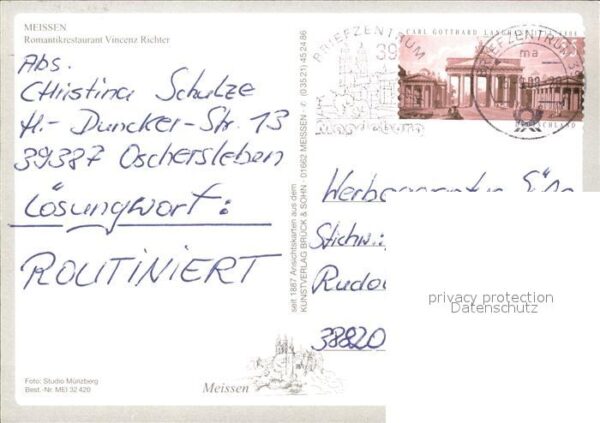 Meissen Elbe Sachsen Romantikrestaurant Vincent Richter – Bild 2