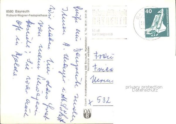 Bayreuth Richard Wagner Festspielhaus – Bild 2