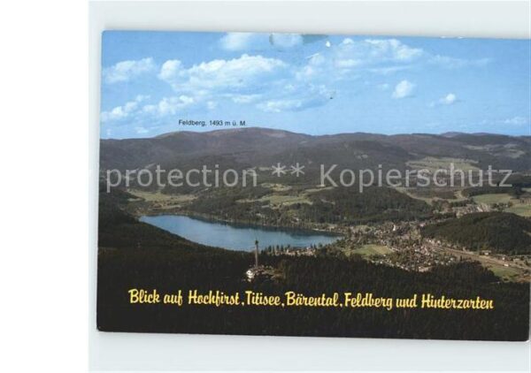 Titisee Feldberg Hochfirst Bärental Hinterzarte