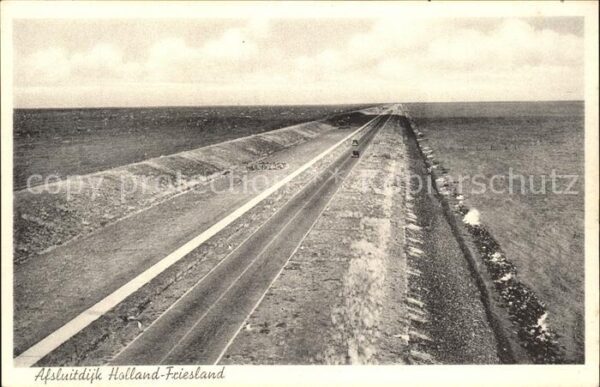 Afsluitdijk Holland Friesland