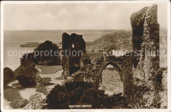 Hastings East Sussex Castle Ruine