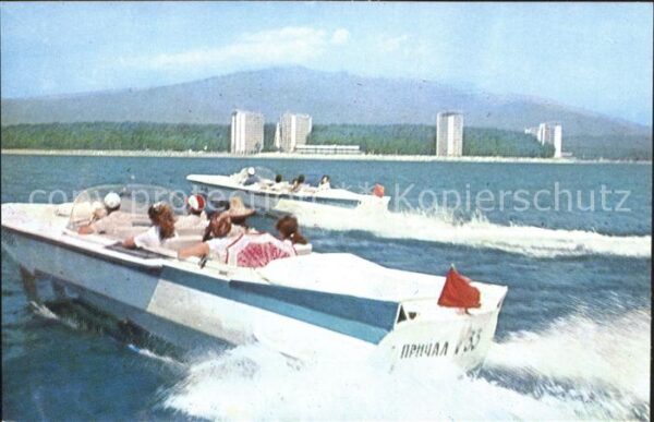 Pizunda Pitsunda Motorboote Strand