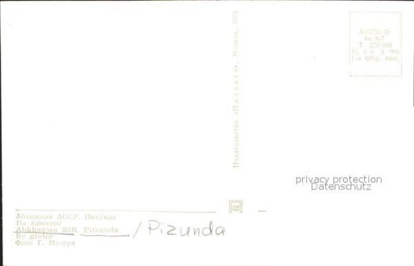 Pizunda Pitsunda Motorboote Strand – Bild 2