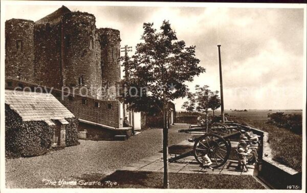 Rye East Sussex Castle Kanonen