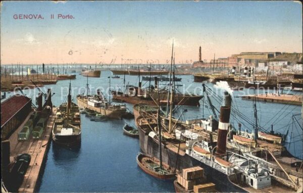 Genova Genua Liguria Porto