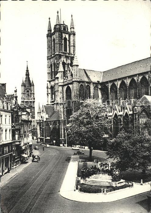 Gent Gand Flandre Kathedrale und Belfried