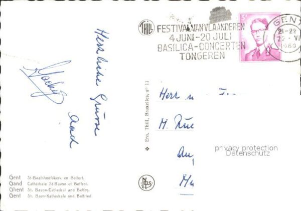 Gent Gand Flandre Kathedrale und Belfried – Bild 2
