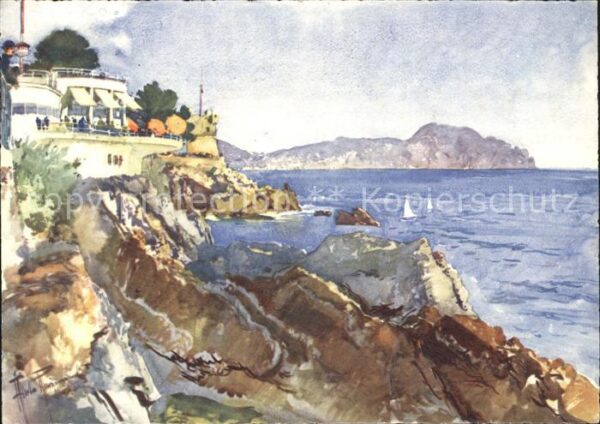 Nervi La Marinella Künstlerkarte