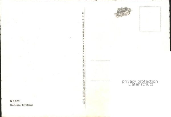 Nervi Collegio Emiliani Künstlerkarte – Bild 2