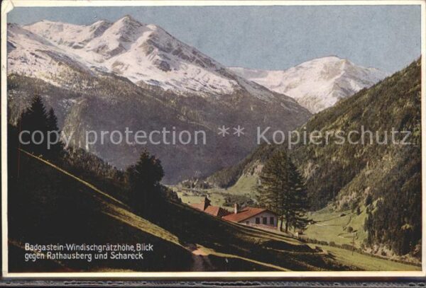 Bad Gastein Windischgräthöhe Rathausberg