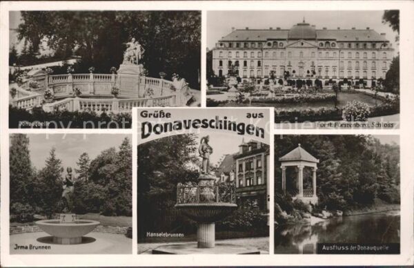 Donaueschingen Donauquelle Schloss Fürstenberg Irma Br