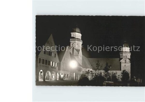 Freudenstadt Kirche bei Nacht