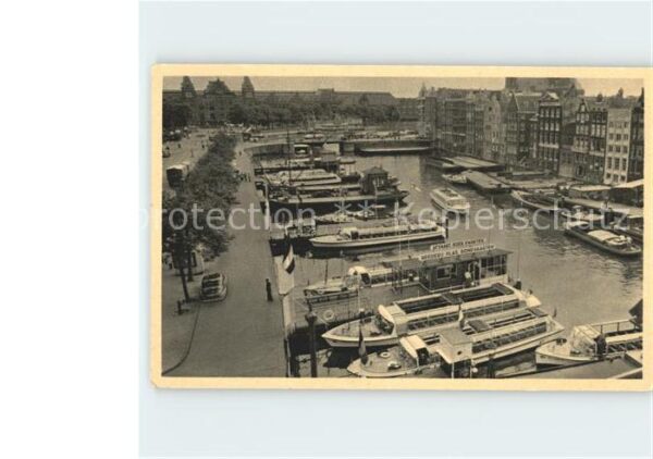 Amsterdam Niederlande Reederij Plas Schiffe Hafen