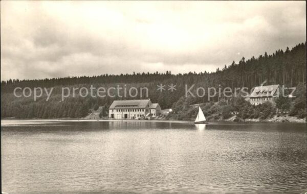 Oberhof Thueringen Lütschetalsperre Stausee