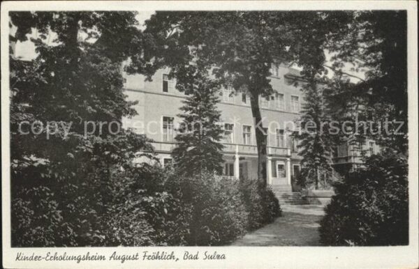 Bad Sulza Kindererholungsheim August Fröhlich